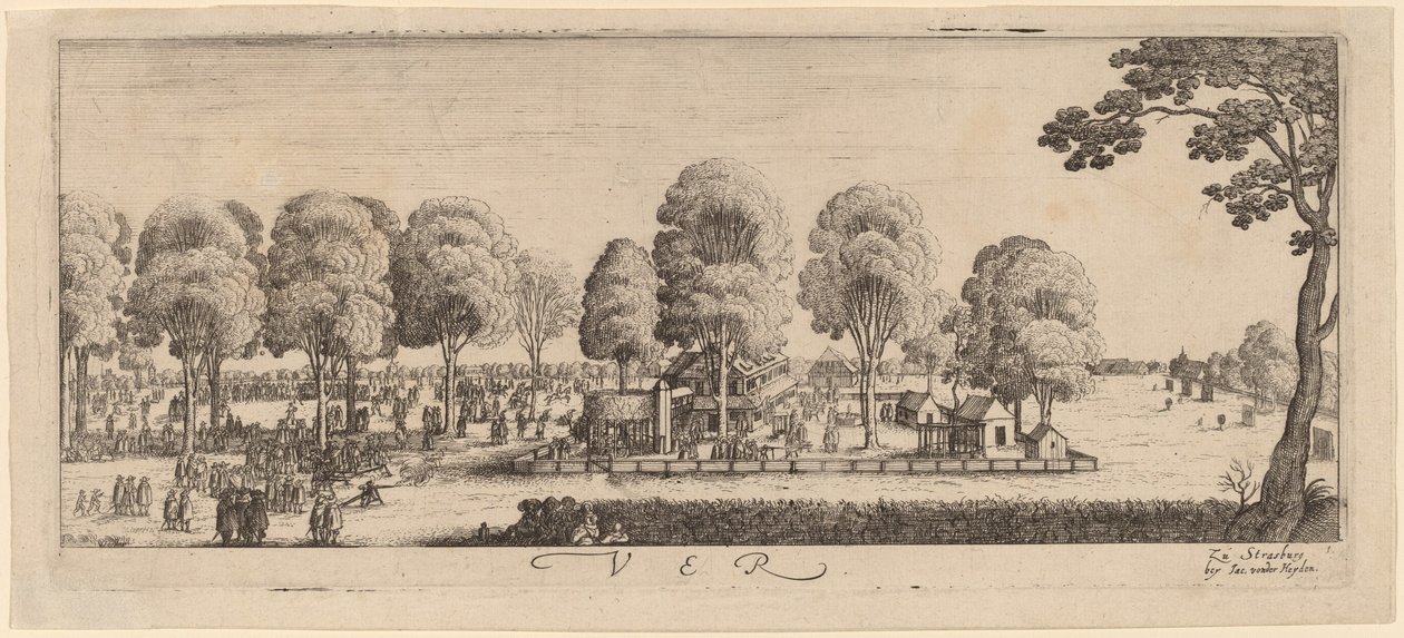 Vår: Skytebanen, ca. 16281629. av Wenceslaus Hollar