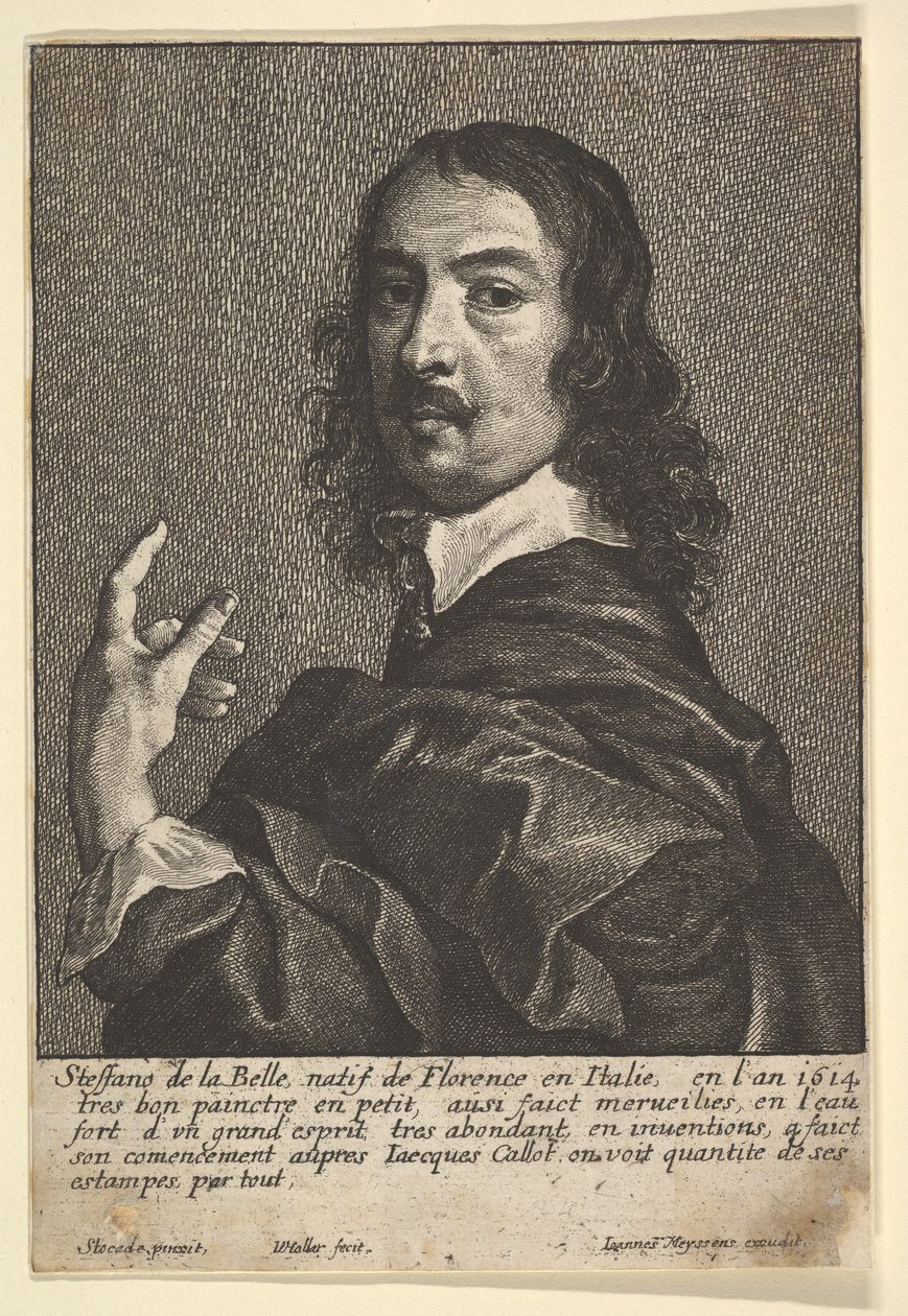 Stefano della Bella, 1649. av Wenceslaus Hollar