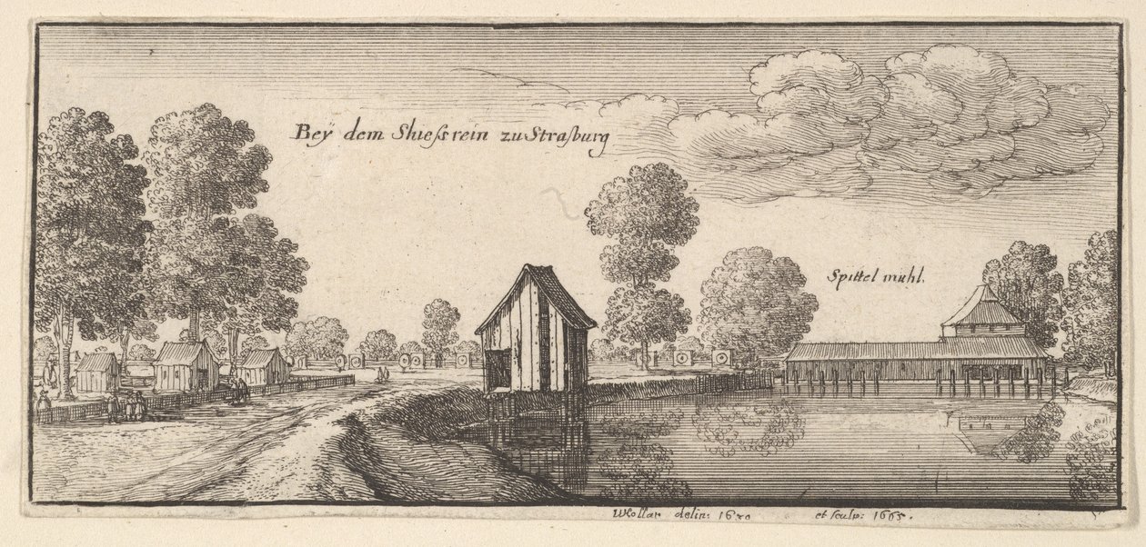 Strasbourg, 1665. av Wenceslaus Hollar