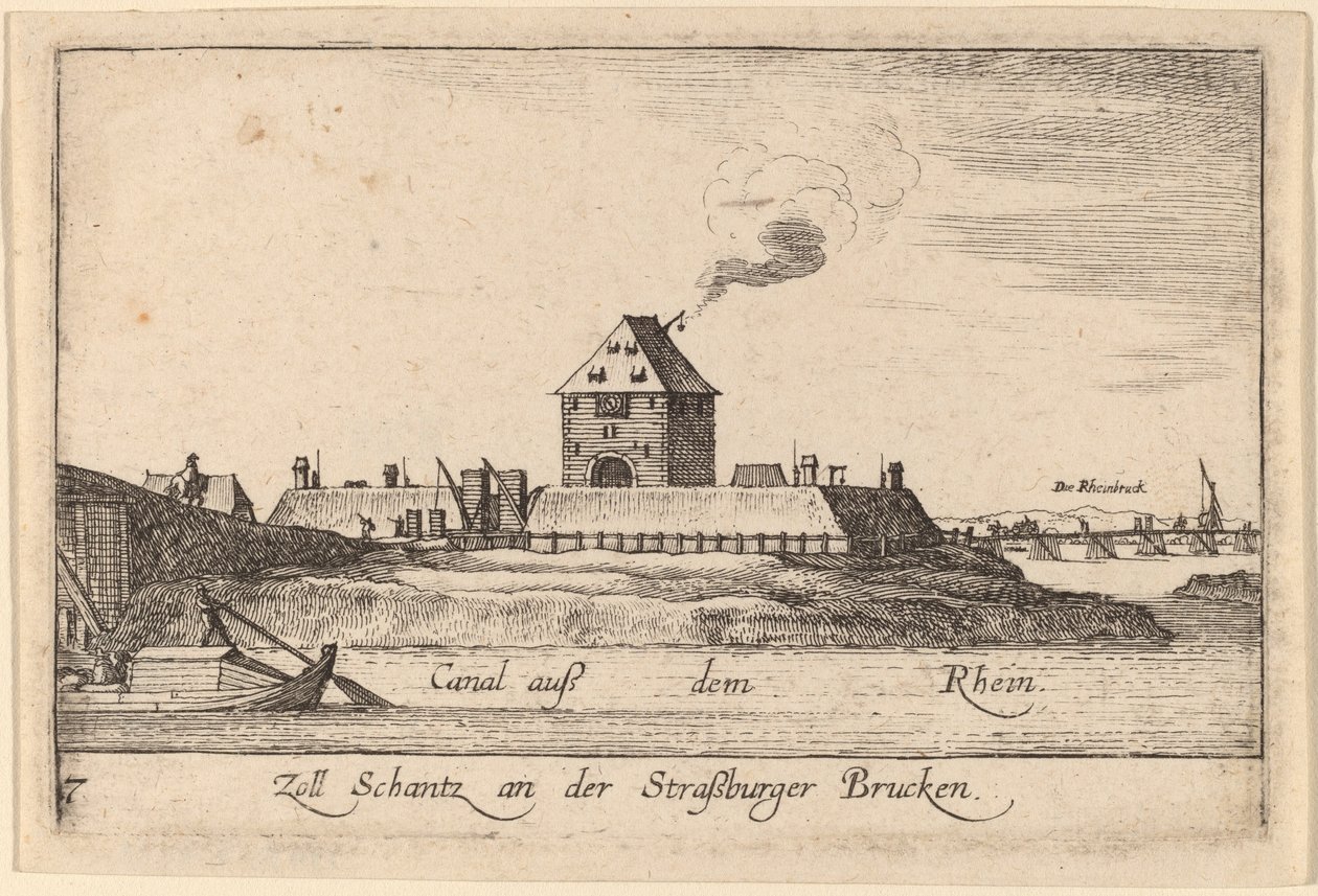 Strasbourg: Bompengehuset av Wenceslaus Hollar