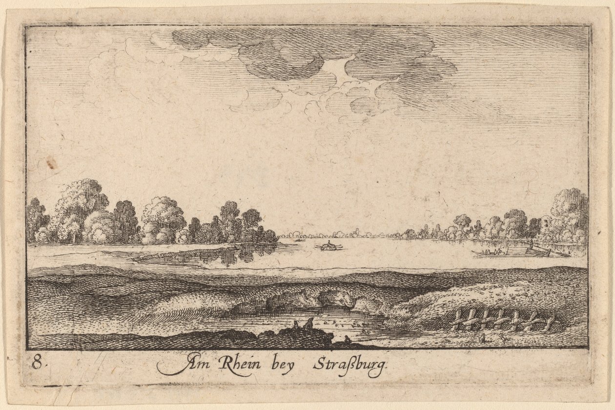 Strasbourg: Bompengehuset av Wenceslaus Hollar