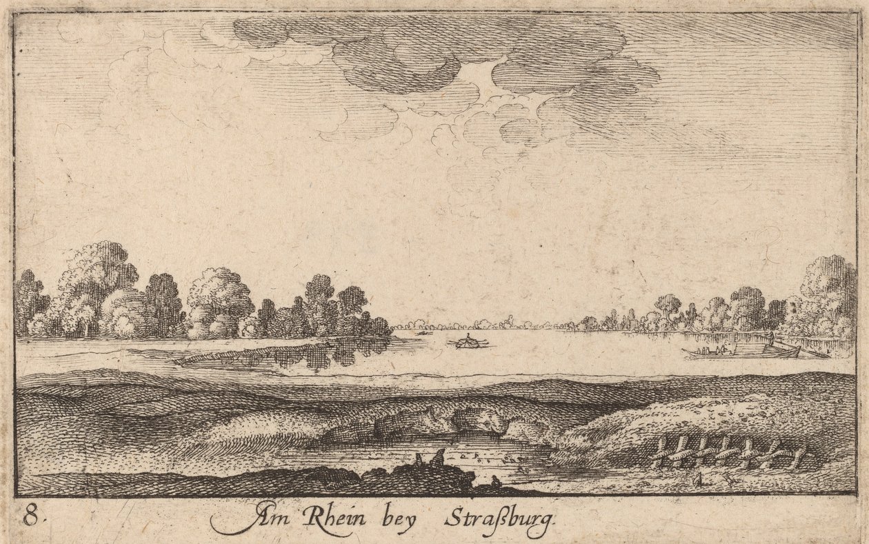 Strasbourg: Tollhuset, 1635. av Wenceslaus Hollar