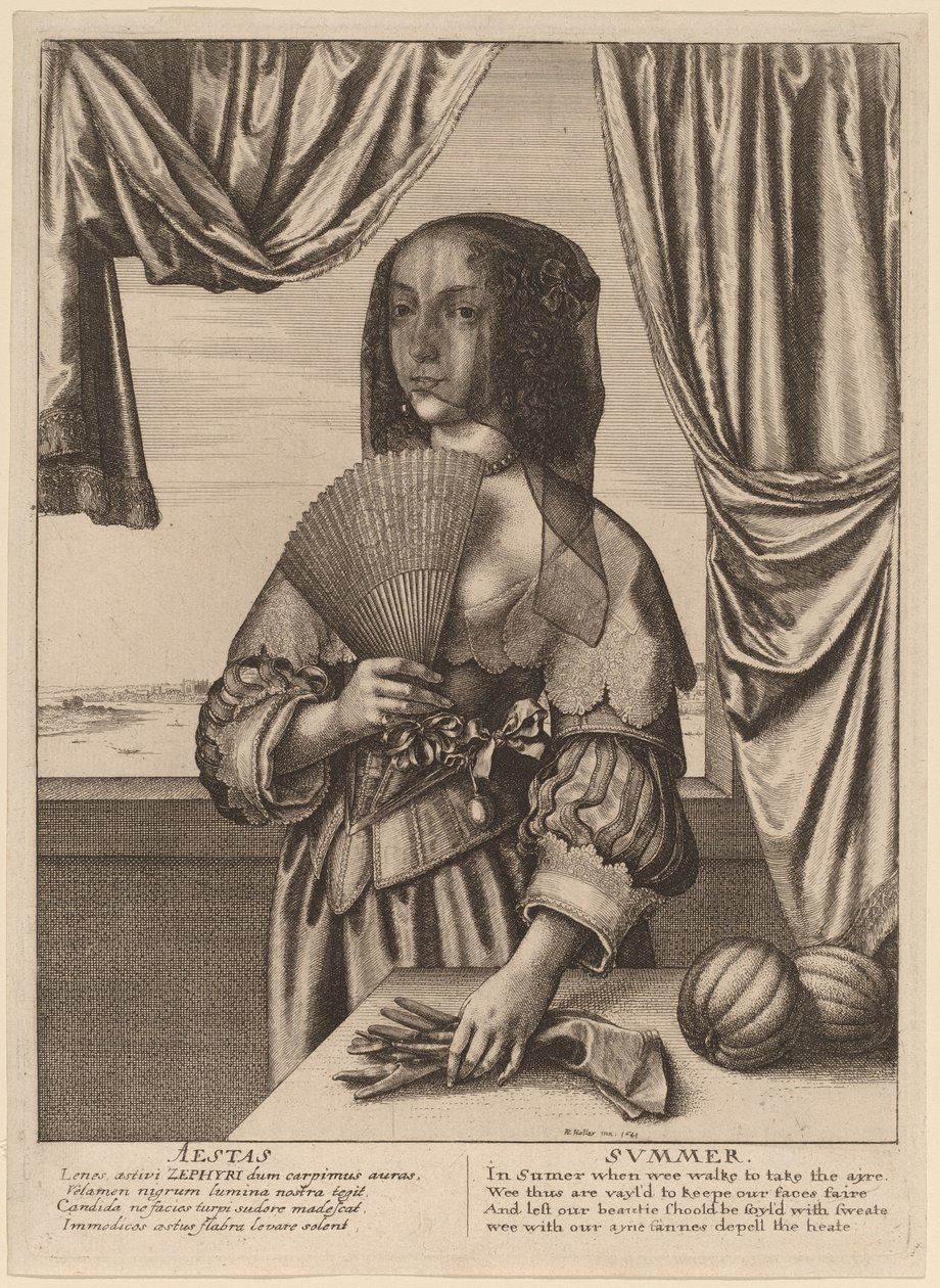 Sommer av Wenceslaus Hollar