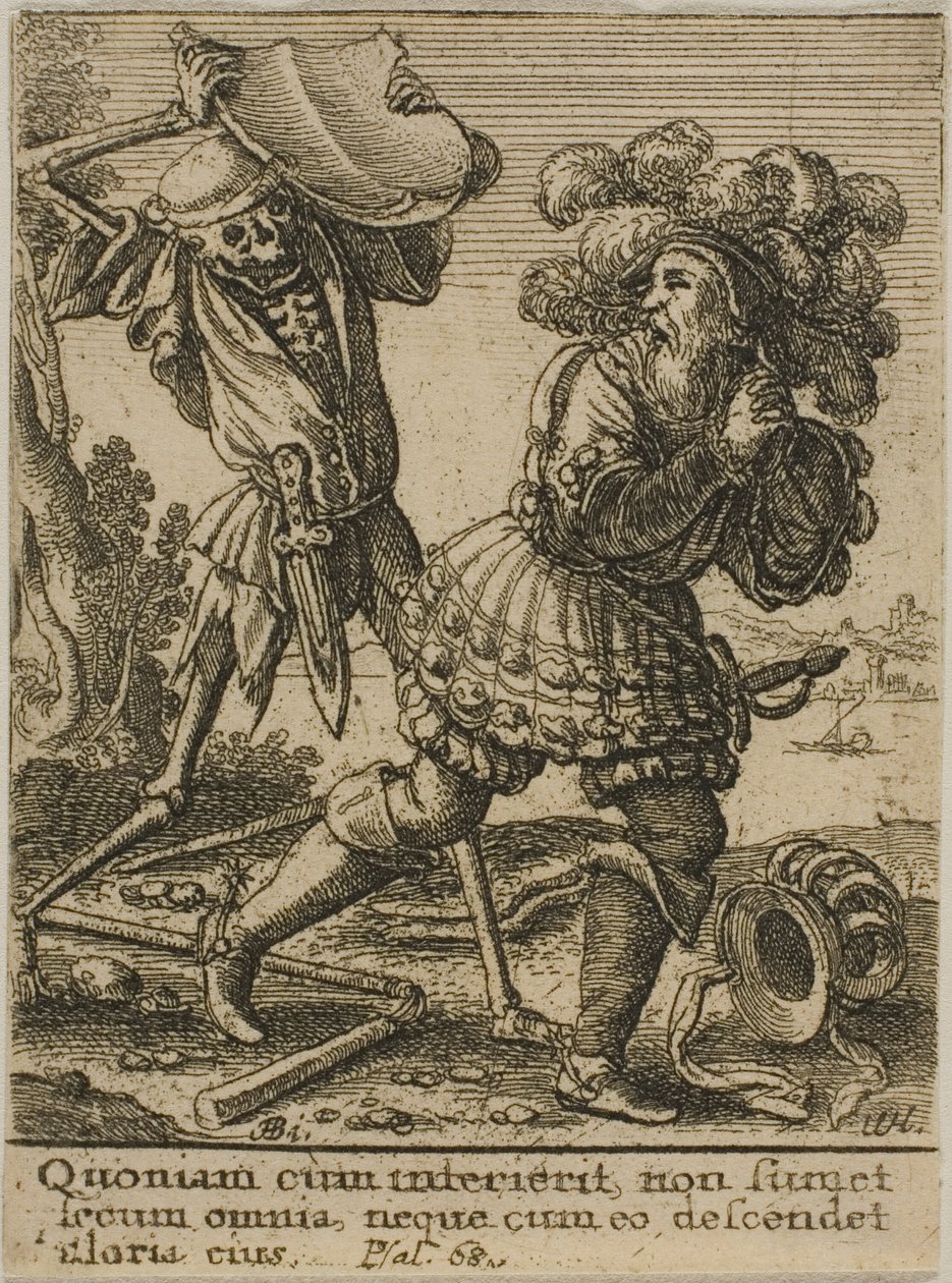Greven og døden av Wenceslaus Hollar