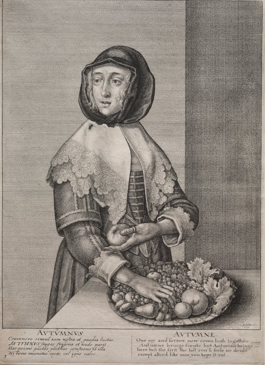 De fire årstider: Høst, 1641. av Wenceslaus Hollar