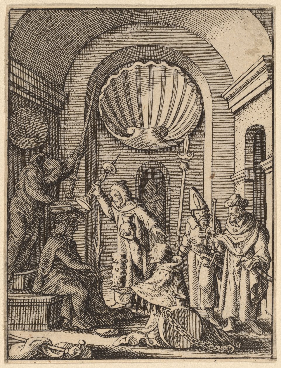 The Mocking av Wenceslaus Hollar