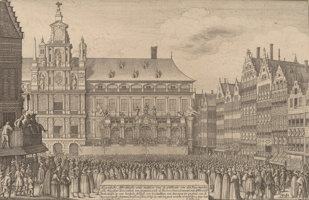 Freden i Munster, 1641. av Wenceslaus Hollar