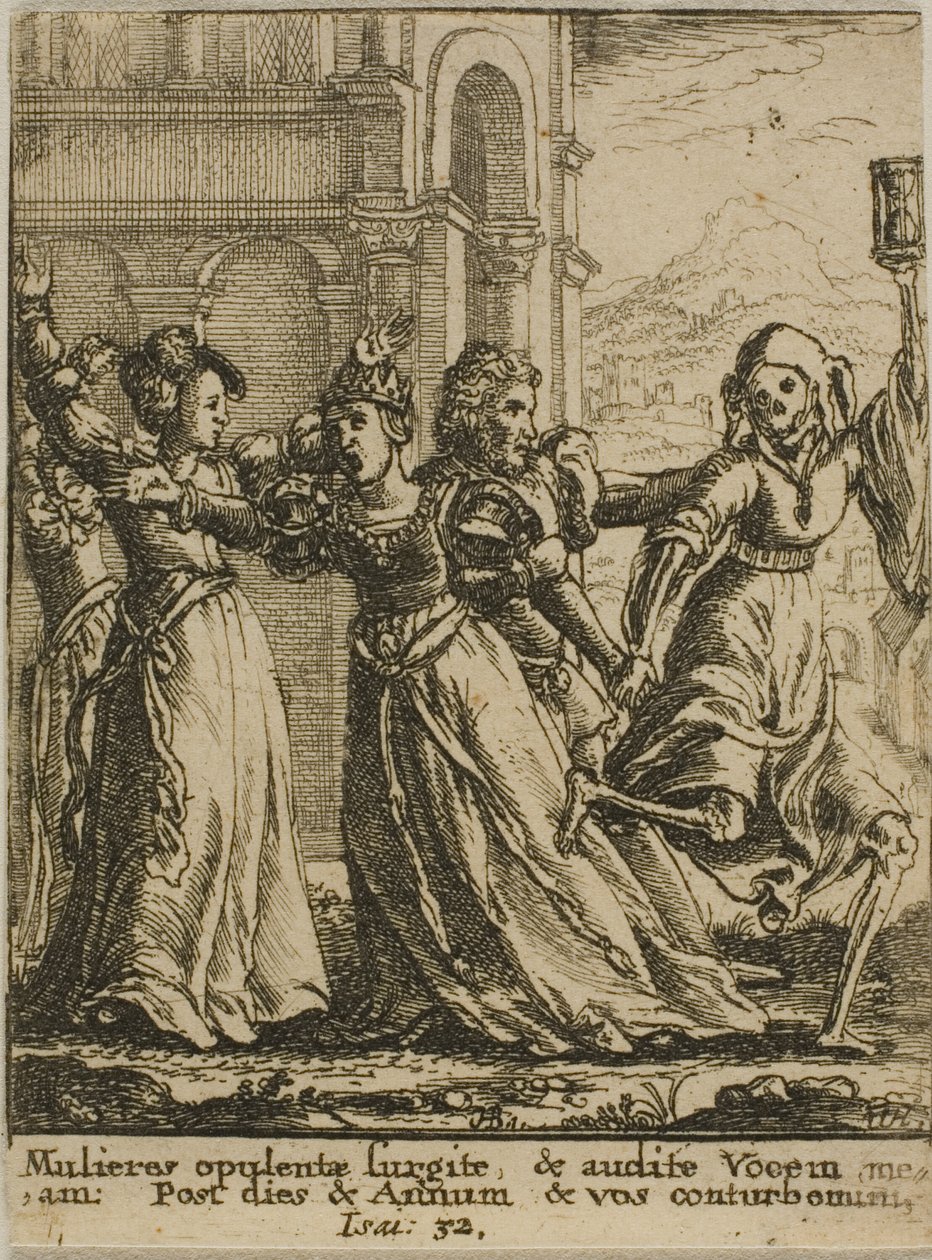 Dronningen og døden av Wenceslaus Hollar