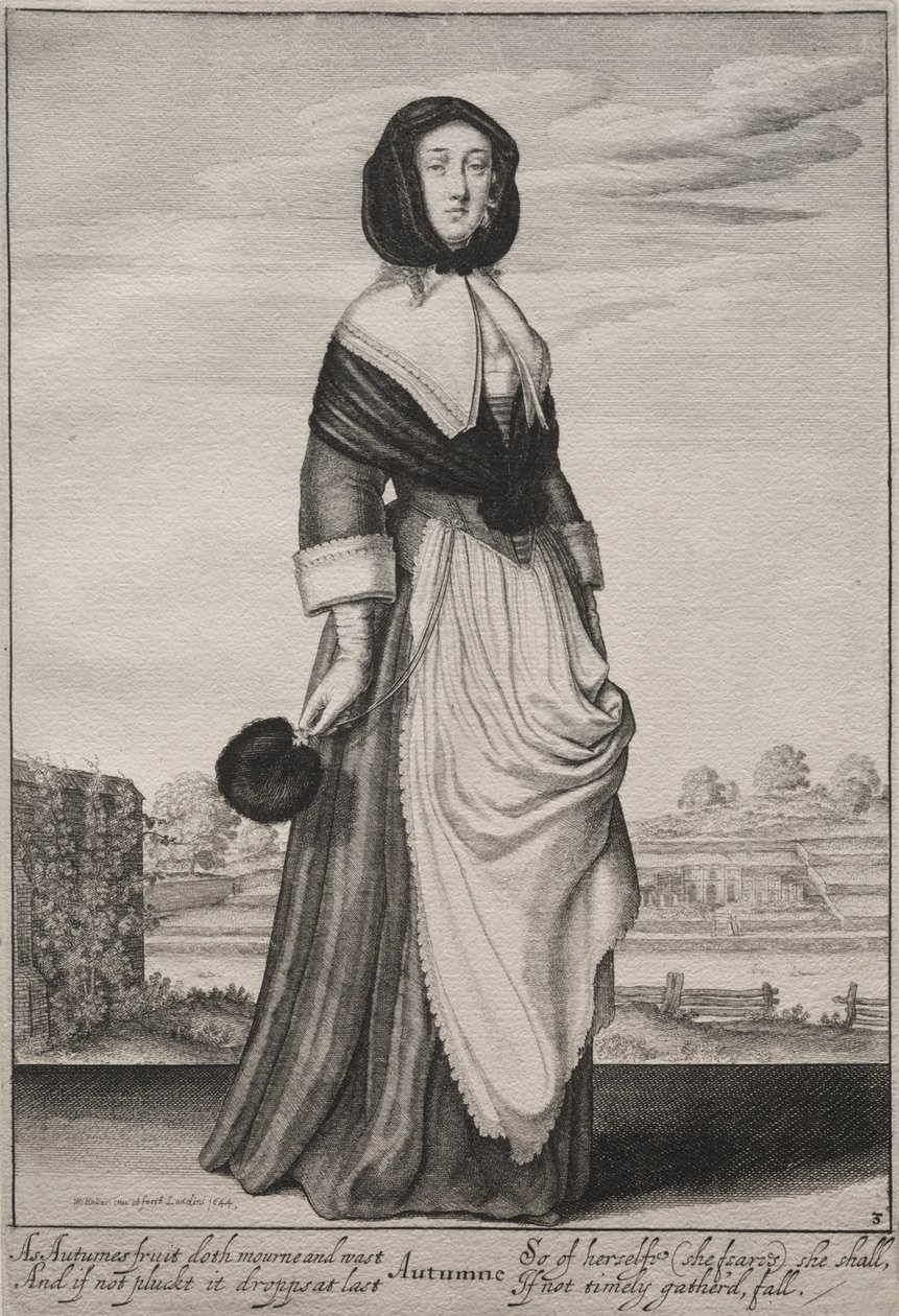 Årstidene: Høst, 1643-1644. av Wenceslaus Hollar