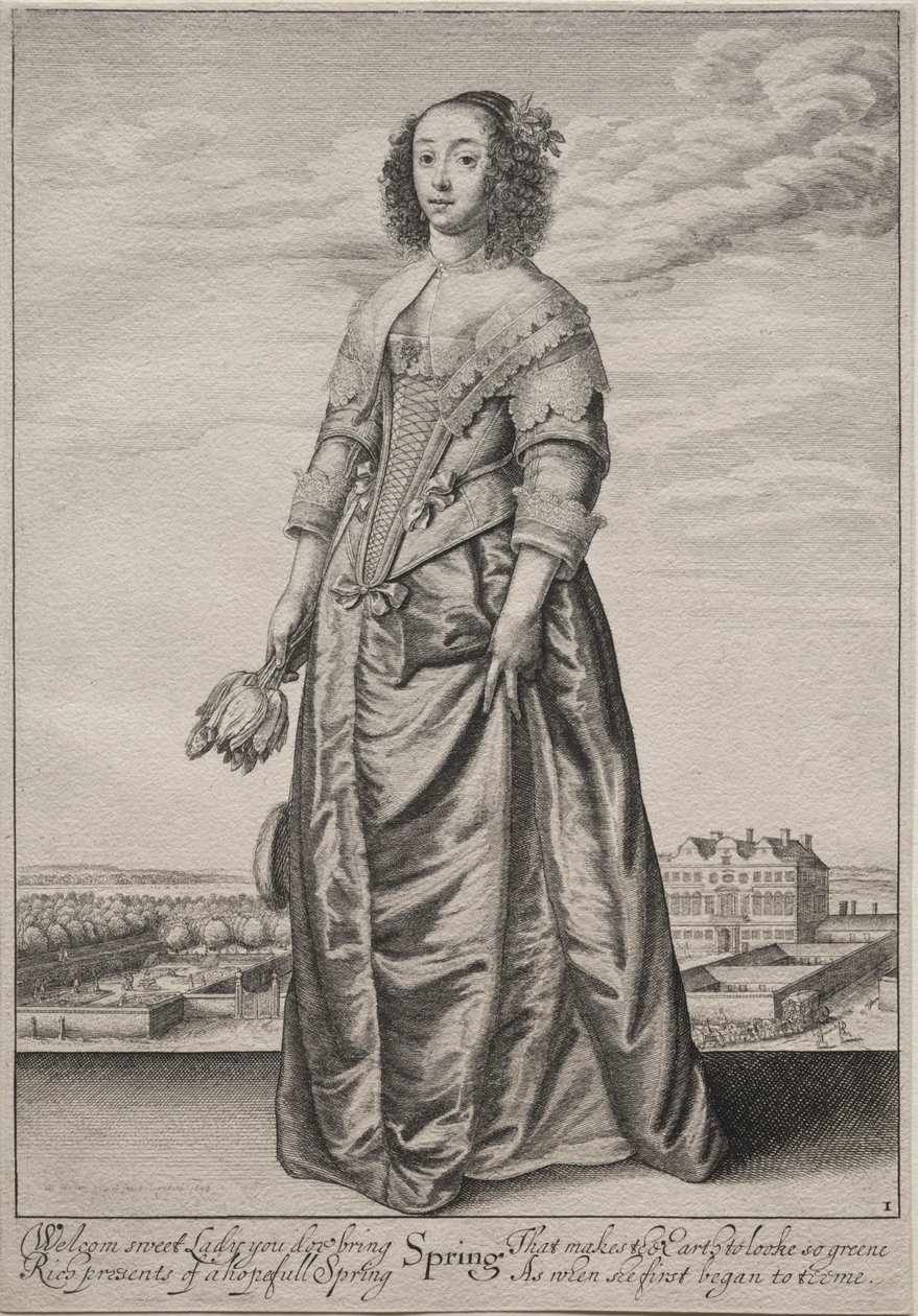 Årstidene: Våren, 1643-1644. av Wenceslaus Hollar