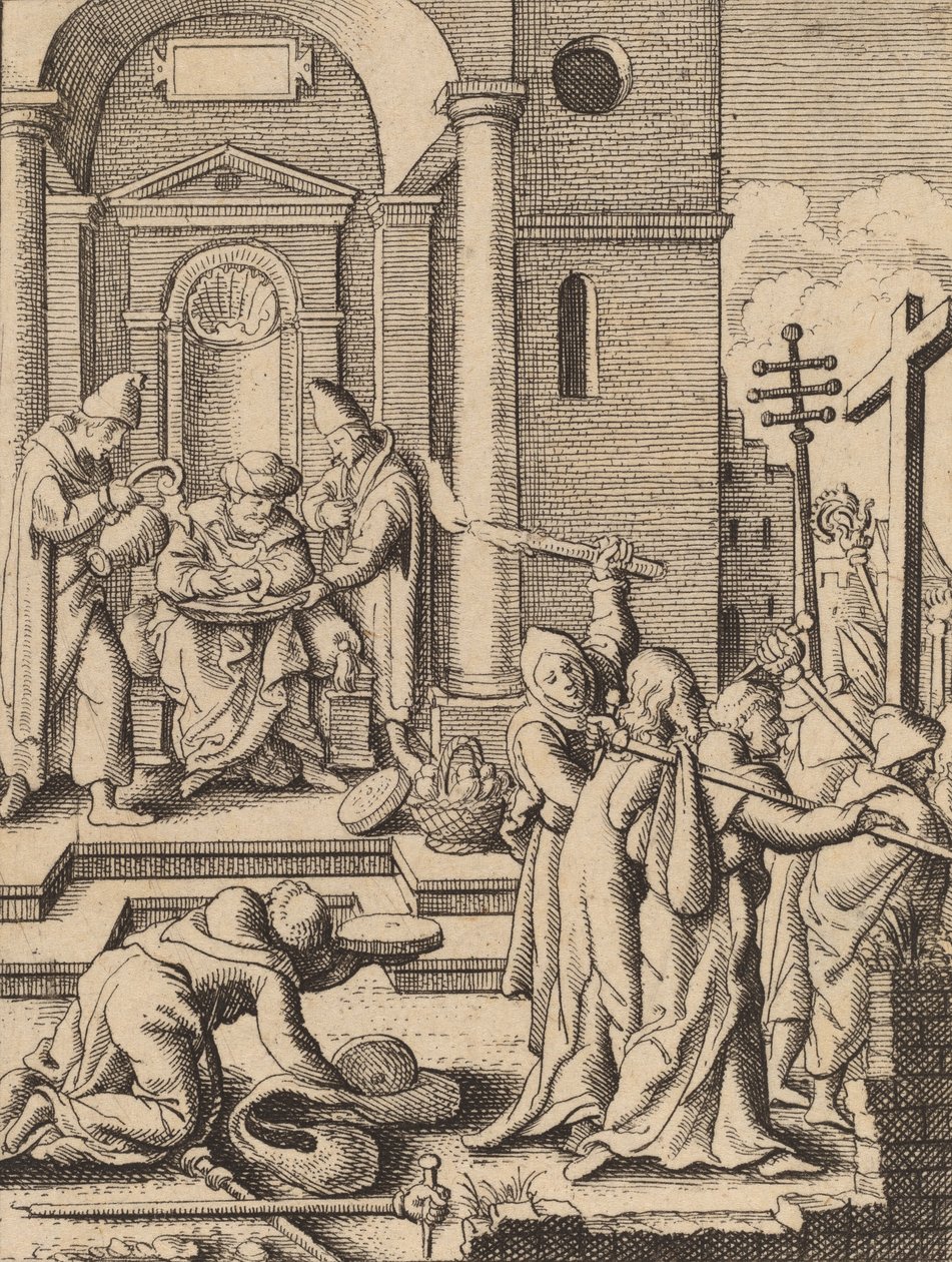 Håndvasken. av Wenceslaus Hollar