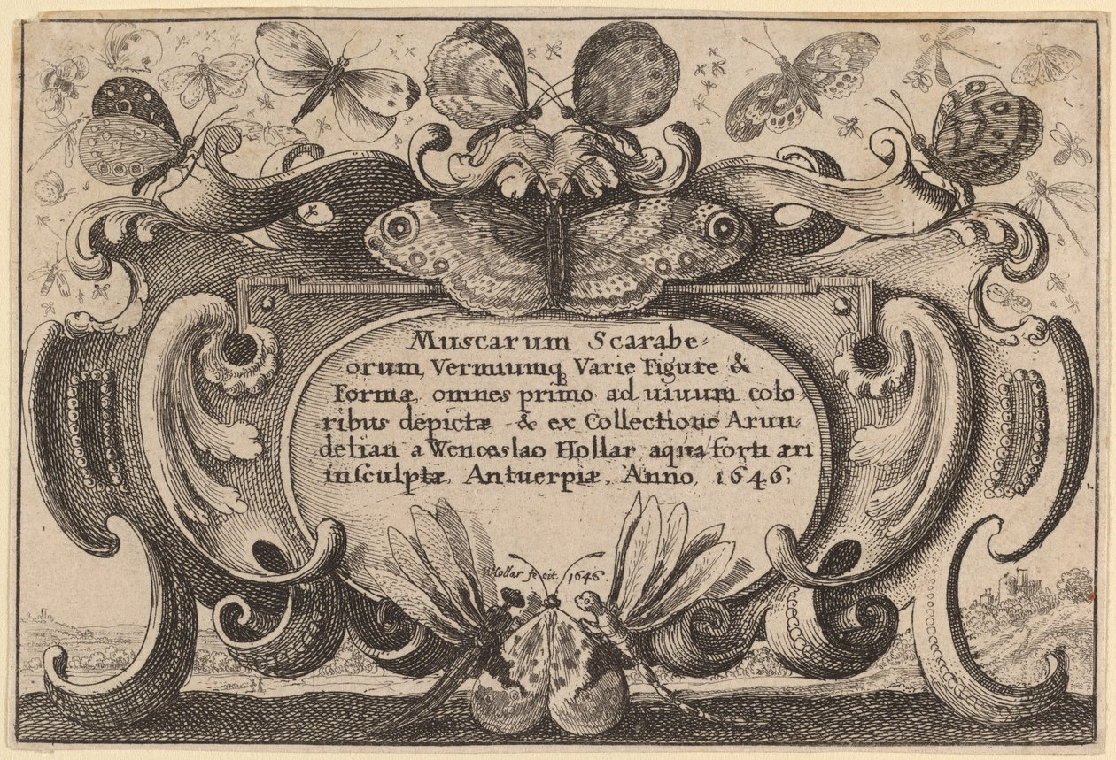 Tittelside av Wenceslaus Hollar