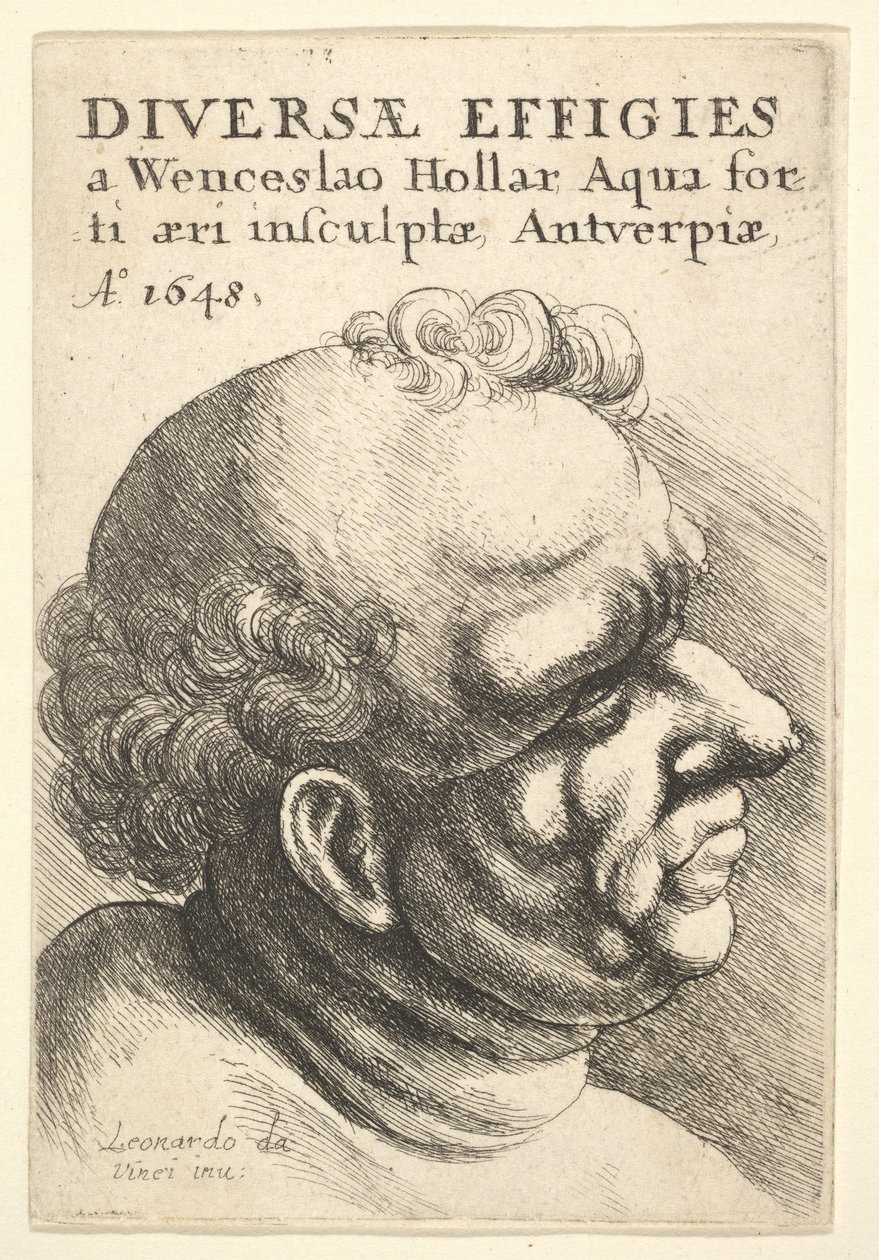 Tittelside, Diverse portretter, 1648 av Wenceslaus Hollar