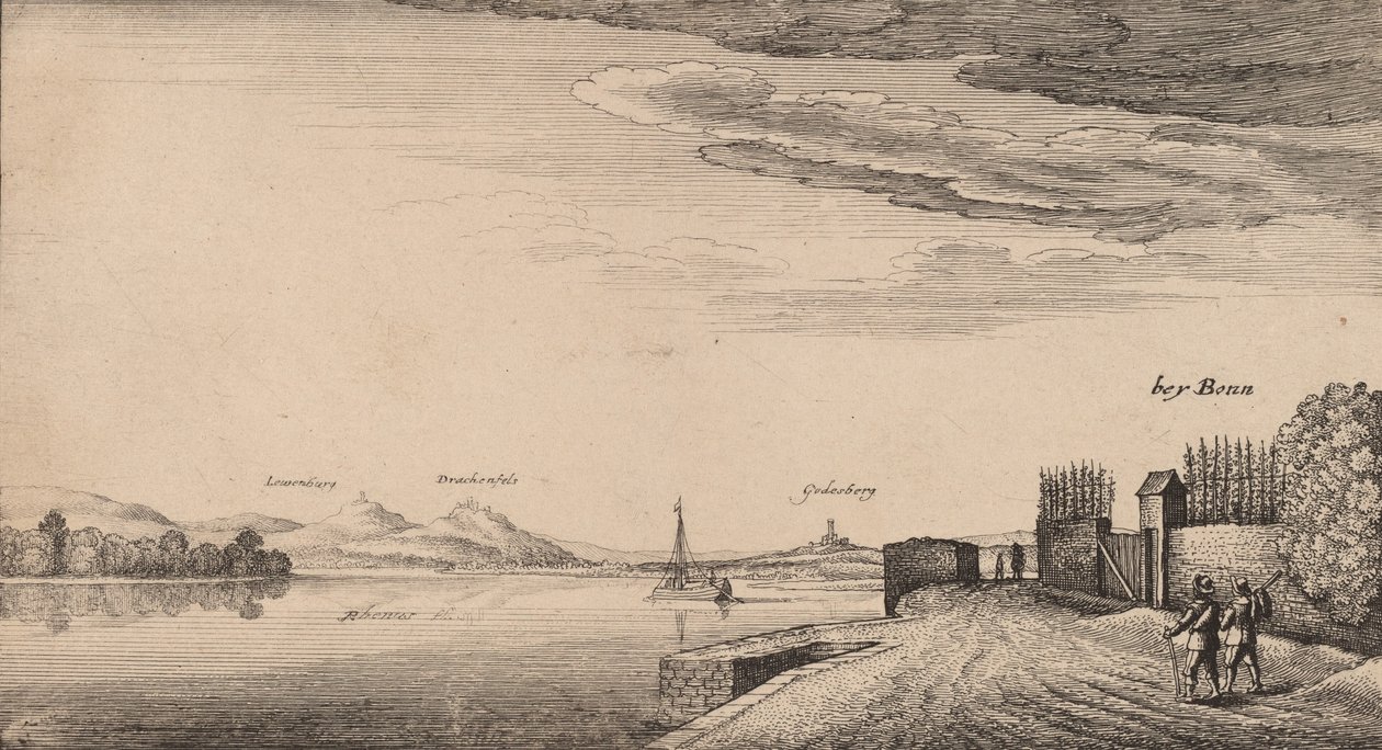 Utsikt over Lewenberg. av Wenceslaus Hollar