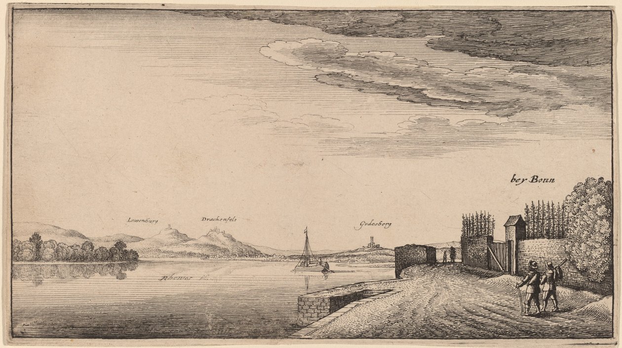 Utsikt over Lewenberg av Wenceslaus Hollar