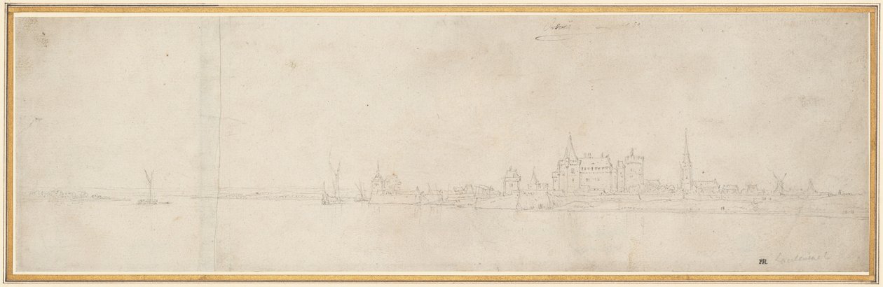 Utsikt over Orsoy av Wenceslaus Hollar