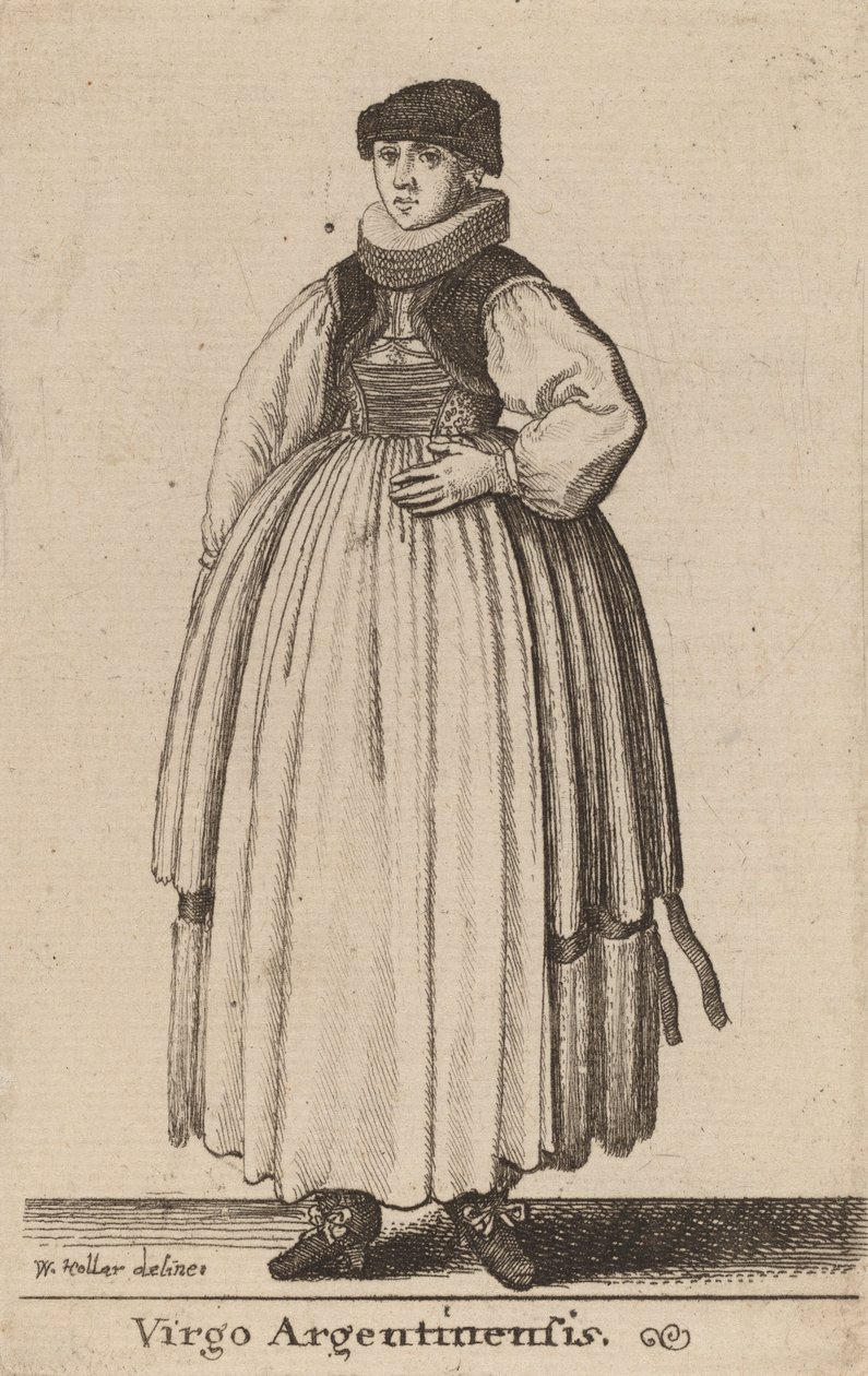 Argentinsk jomfru. av Wenceslaus Hollar