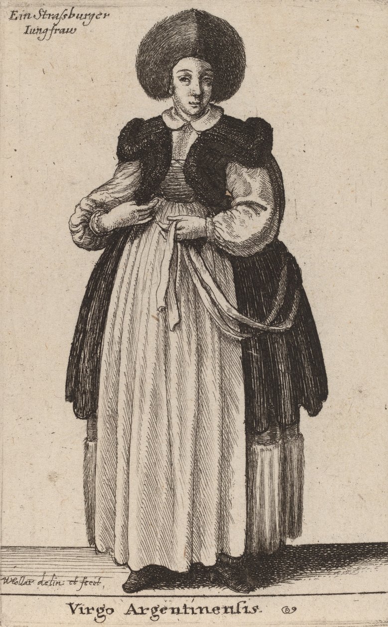Argentinsk jomfru. av Wenceslaus Hollar