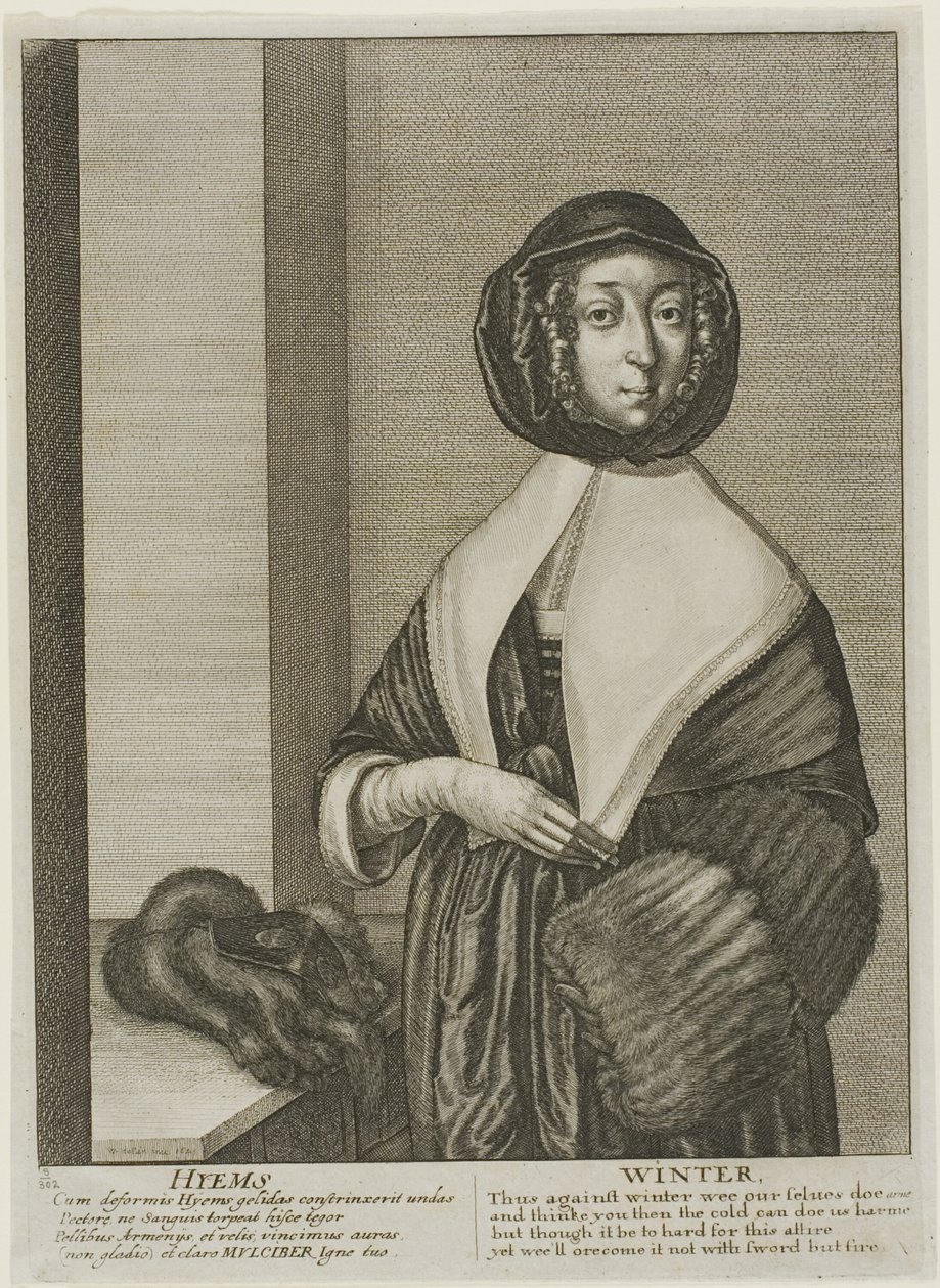 Vinter av Wenceslaus Hollar