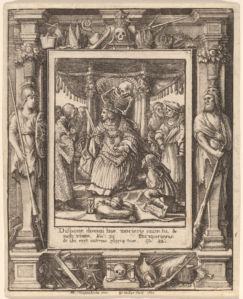 Keiser av Wenceslaus Hollar after Hans Holbein the Younger after Abraham van Diepenbeeck