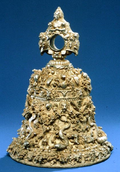 Håndklokke, ca. 1555 (gull og sølv) av Wenzel I Jamnitzer