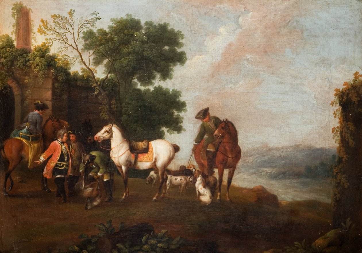 Hjortejakten, 1760. av Wenzel Ignaz Prasch