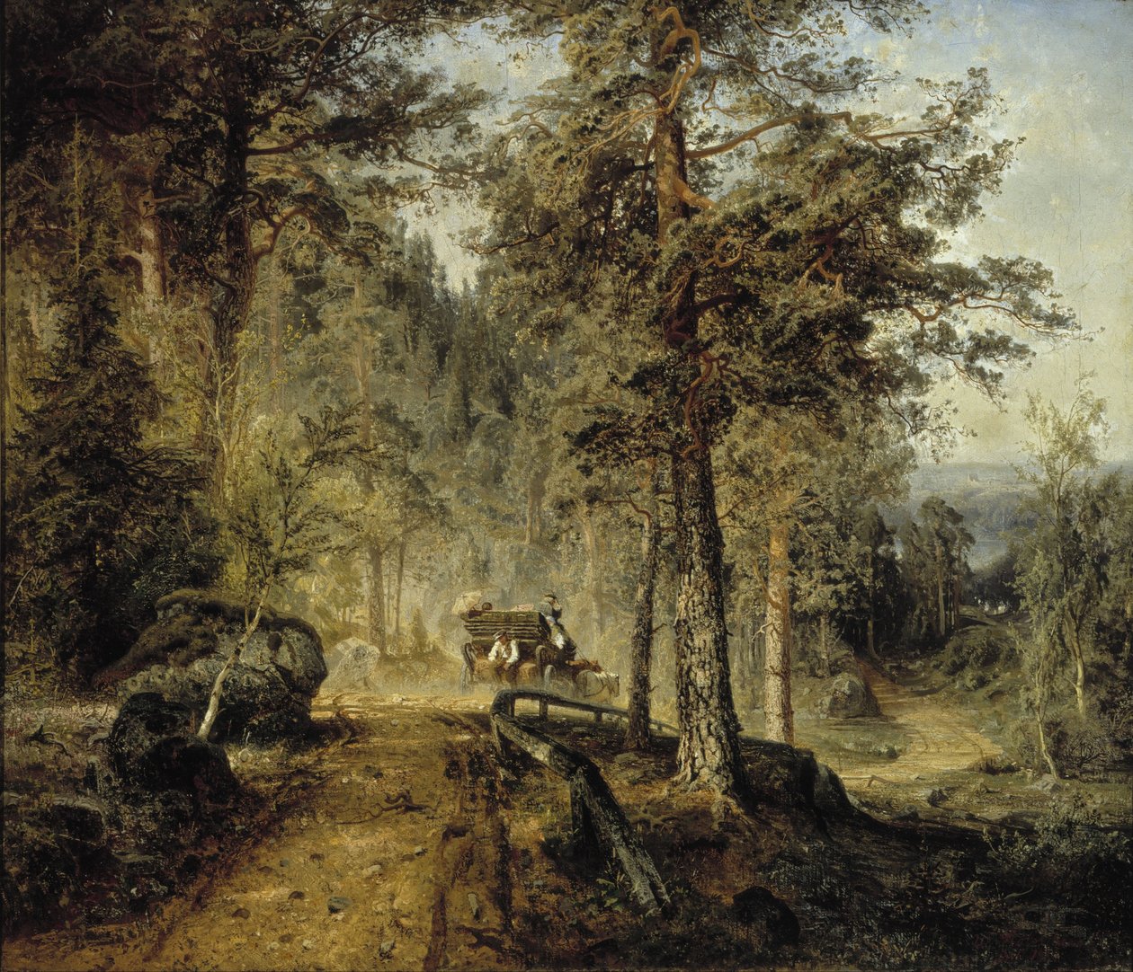 Road in Häme (en varm sommerdag) av Werner Holmberg