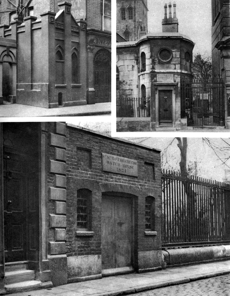 Tre kirkegårdsvakthus, London, 1926-1927 av Whiffin