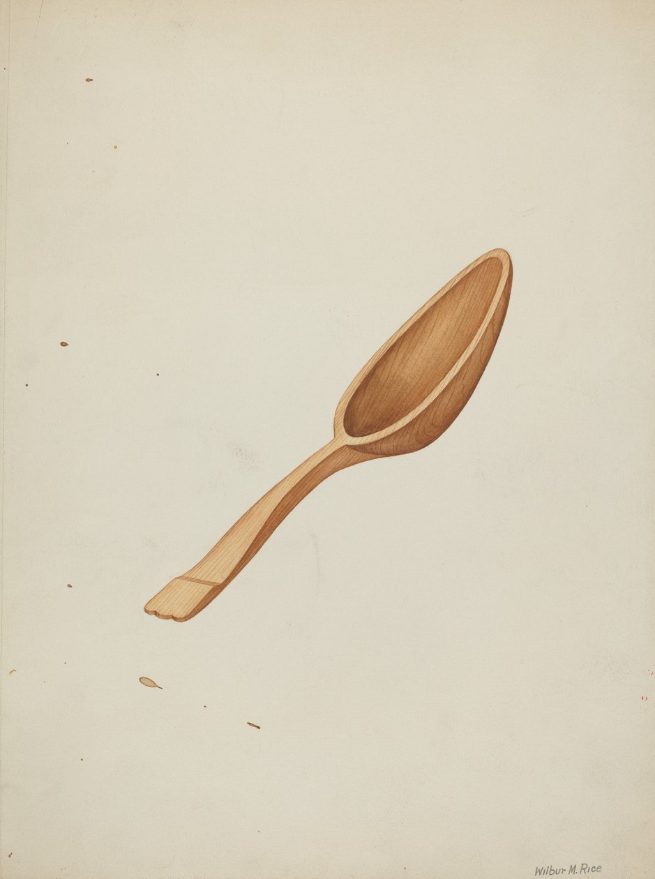skje, c. 1942. av Wilbur M Rice