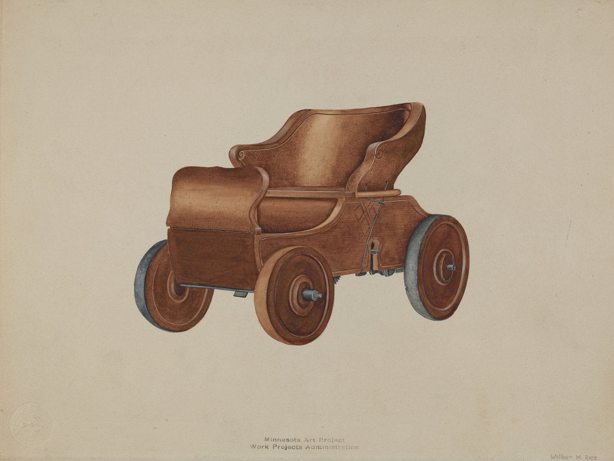 Lekebil, ca. 1938. av Wilbur M Rice