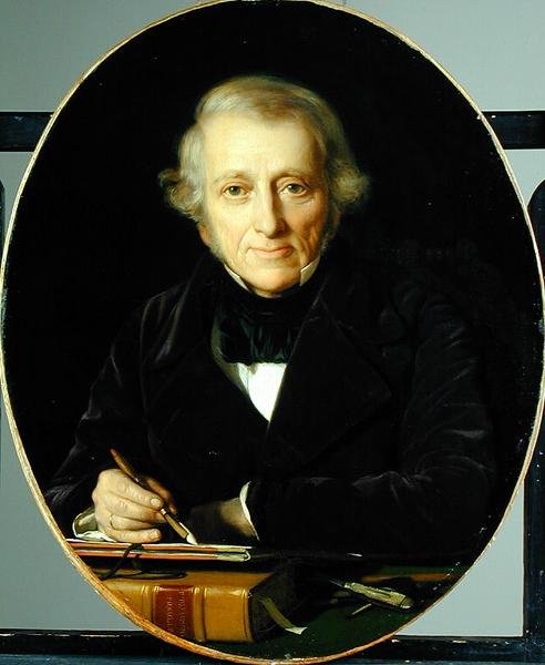 Portrett av kunstneren Leo Lehmann (1782-1859), 1851 av Wilhelm Auguste Rudolf Lehmann