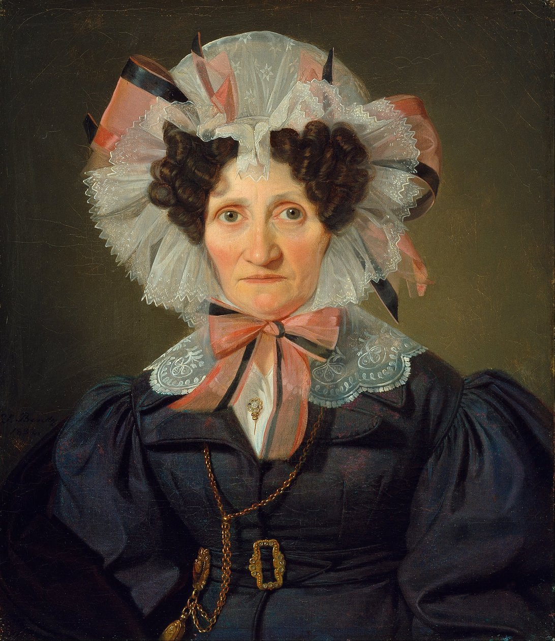 Portrett av en eldre kvinne. av Wilhelm Bendz