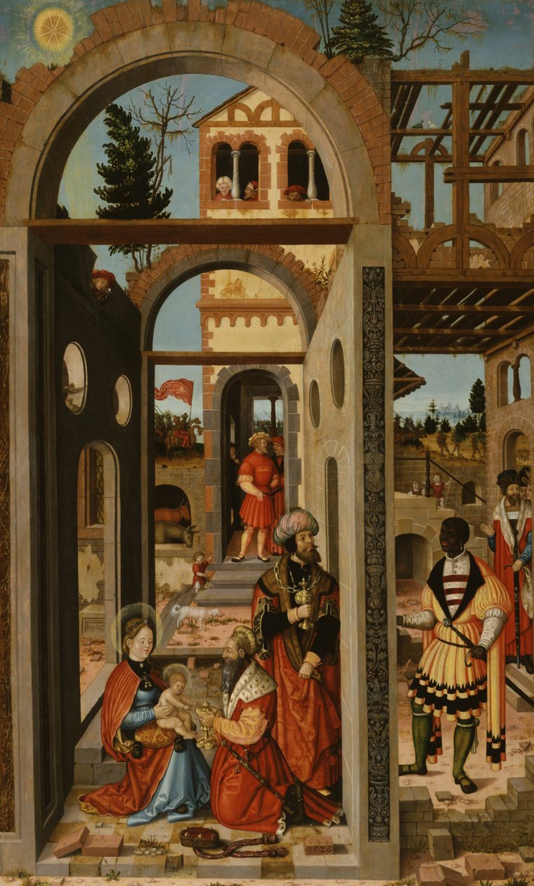 Tilbedelse av de tre konger, 1526 av Wilhelm Stetter