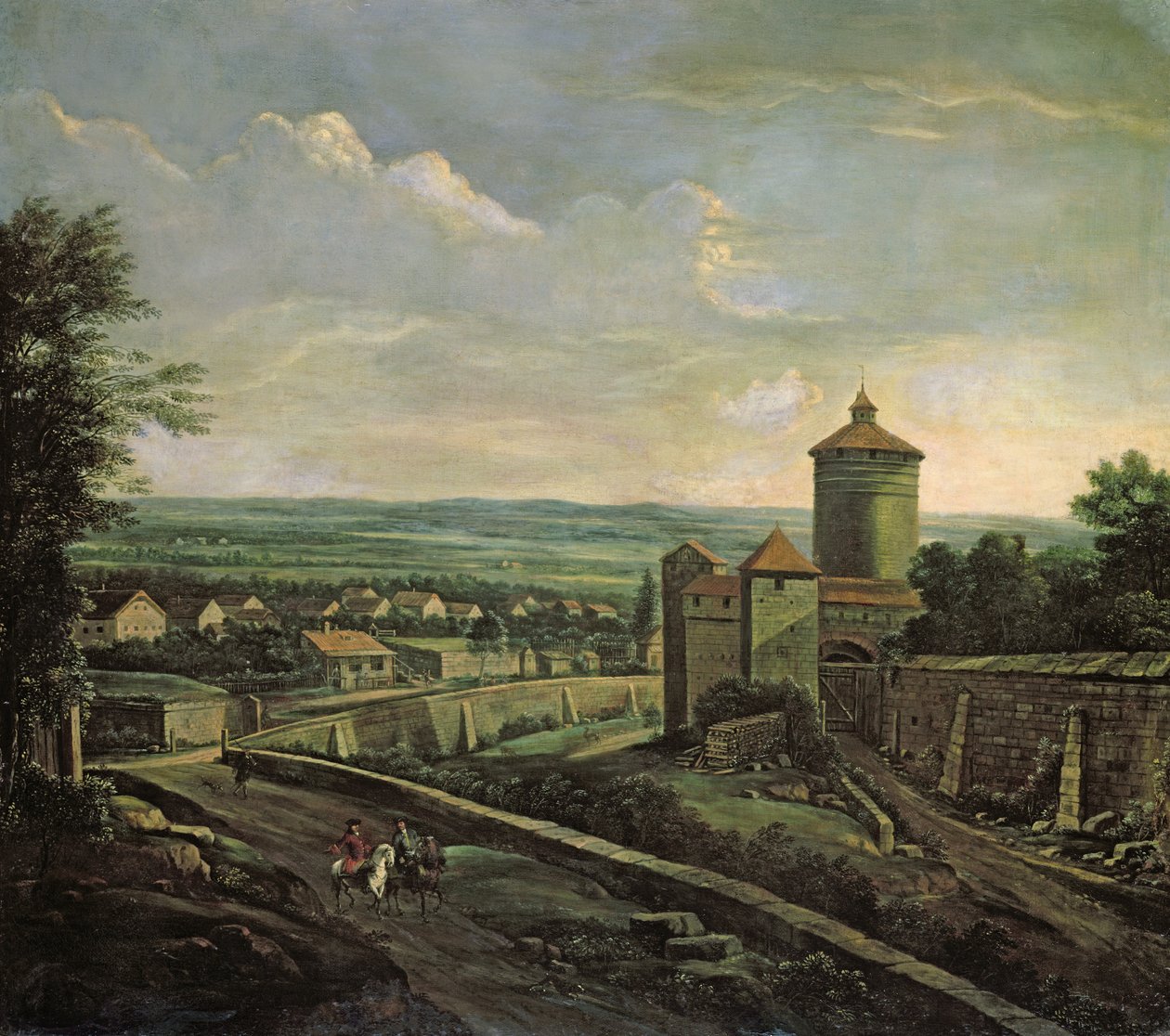 Utsikt over Nürnberg, sommer av Wilhelm von Bemmel