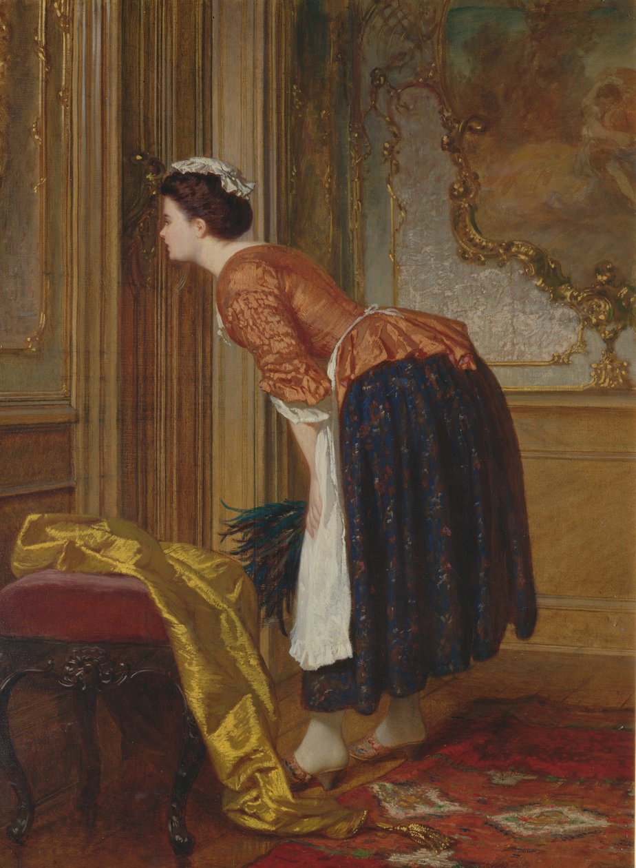 Den nysgjerrige hushjelpen av Wilhelm Amberg