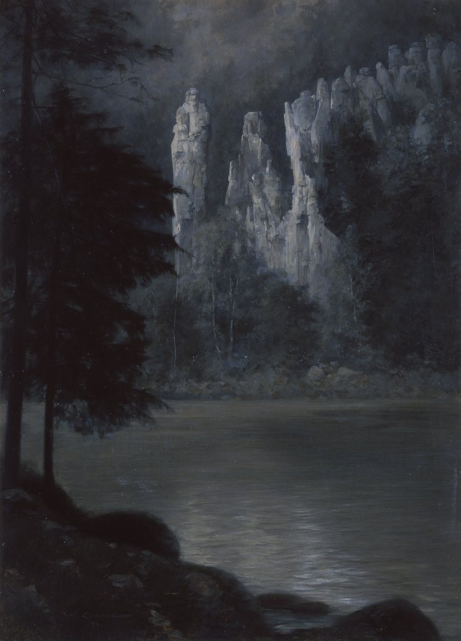 Hans Heiling (The Hans Heiling Rocks) av Wilhelm Gause