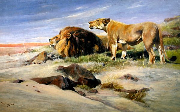Røvere av ørkenen av Wilhelm Kuhnert