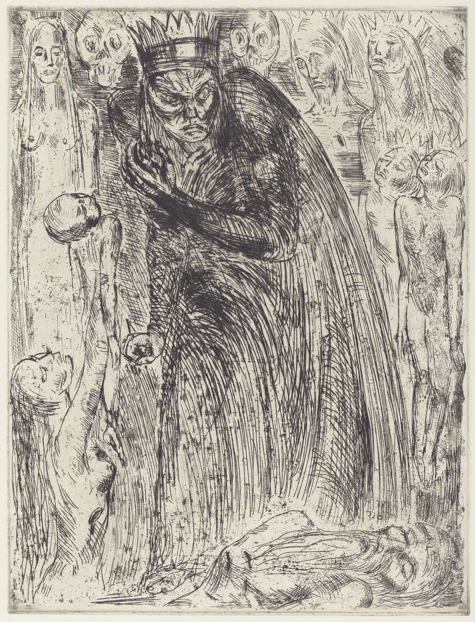 Macbeth V (The Vision of Lady Macbeth) av Wilhelm Lehmbruck