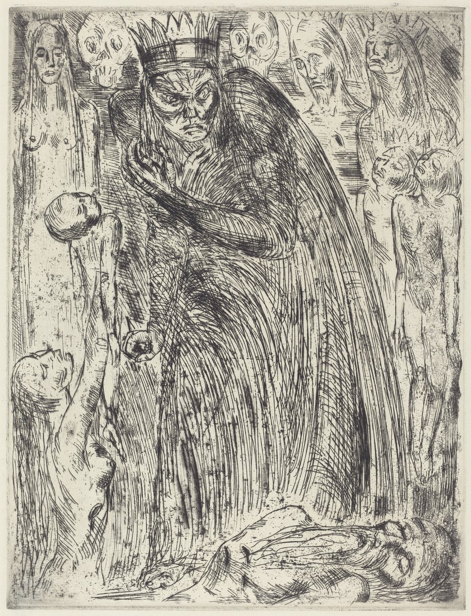 Macbeth V (The Vision of Lady Macbeth) av Wilhelm Lehmbruck