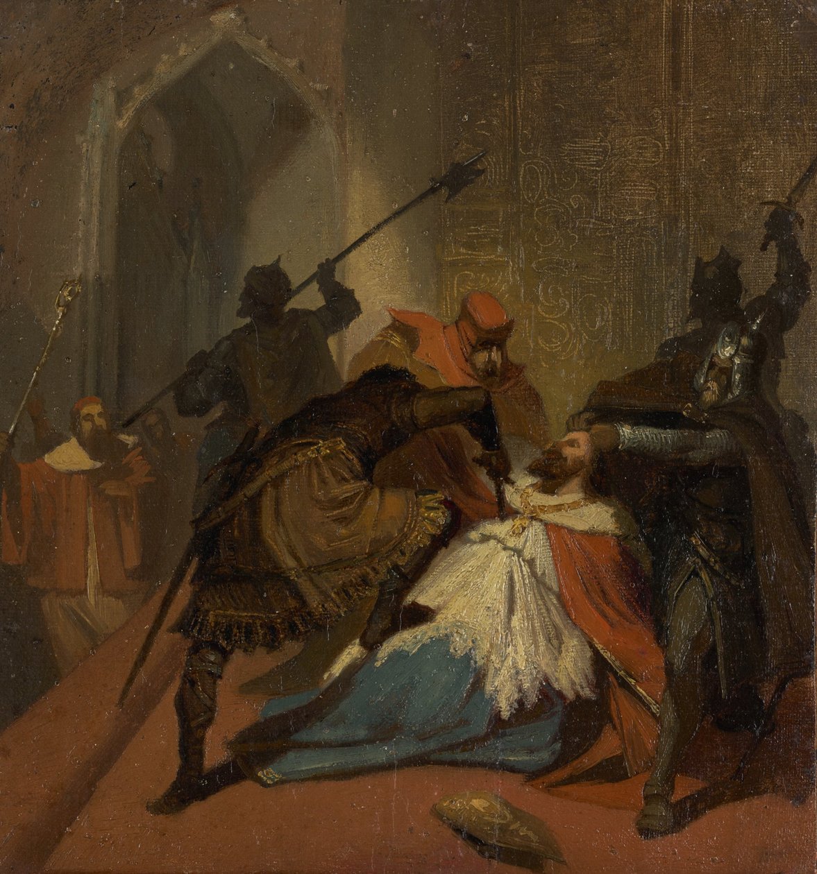 Attentat på en kardinal av Wilhelm Lindenschmit der Jüngere