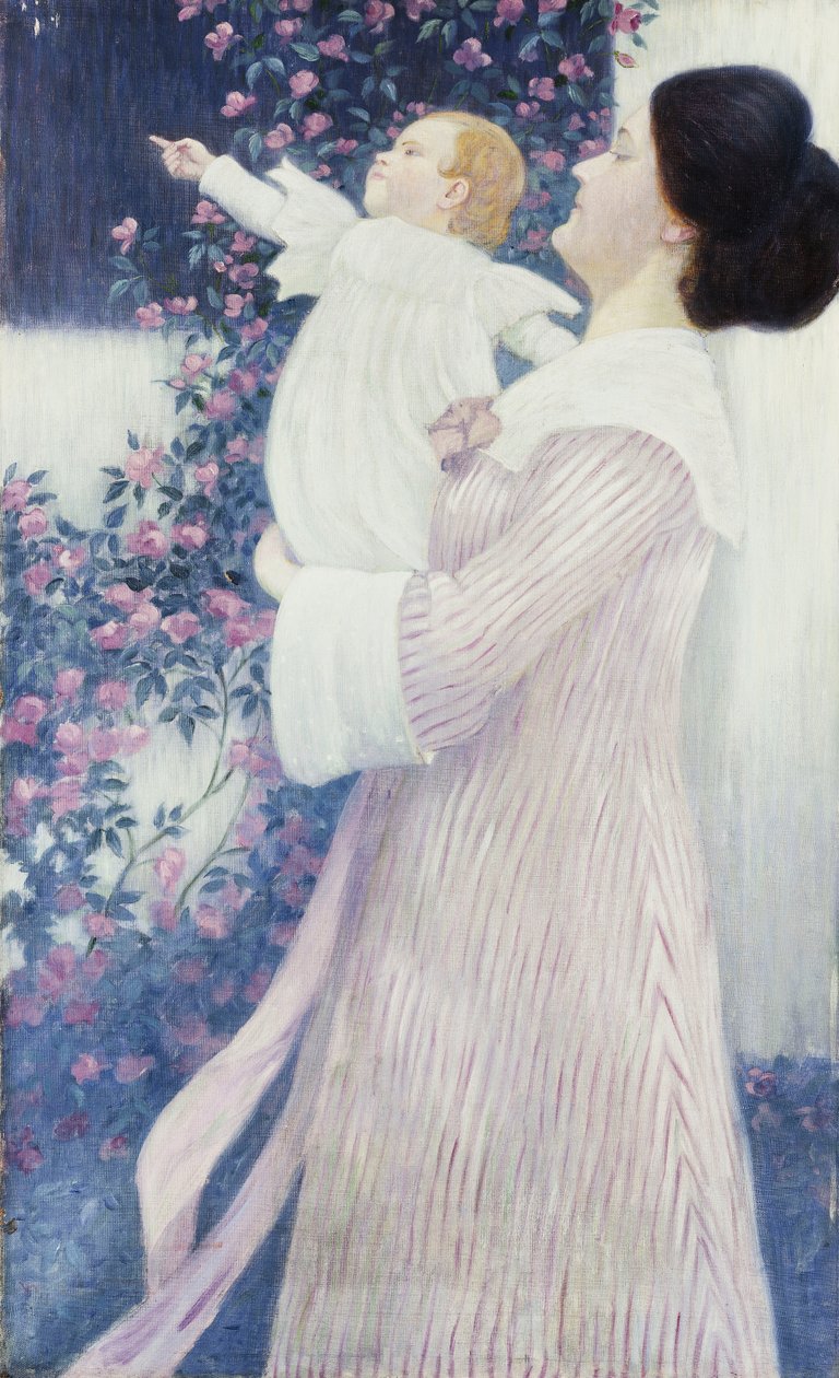 Mor og barn, av Wilhelm List
