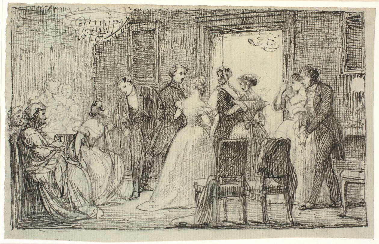 Ballett begynner av Wilhelm Marstrand