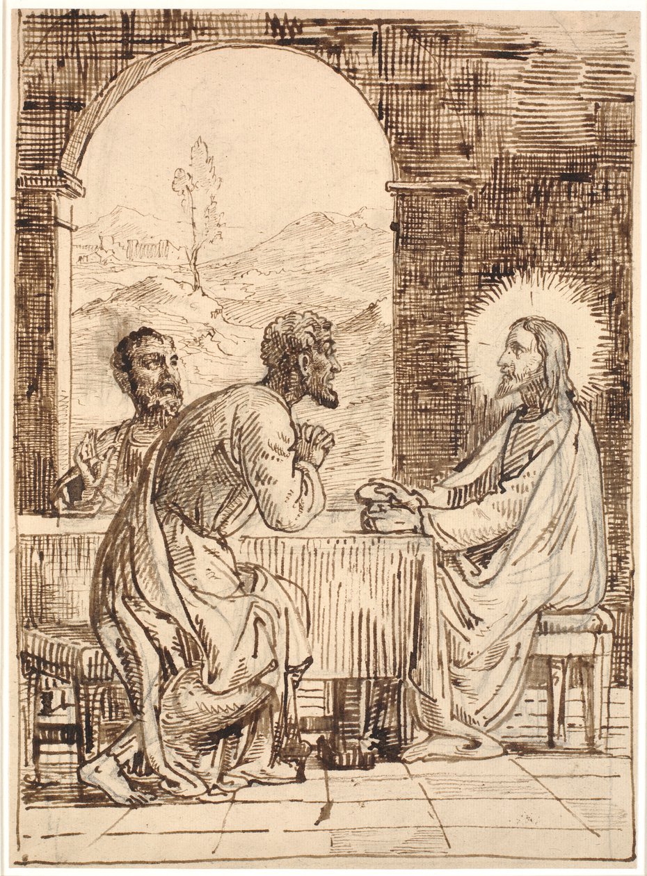 Kristus i Emmaus av Wilhelm Marstrand