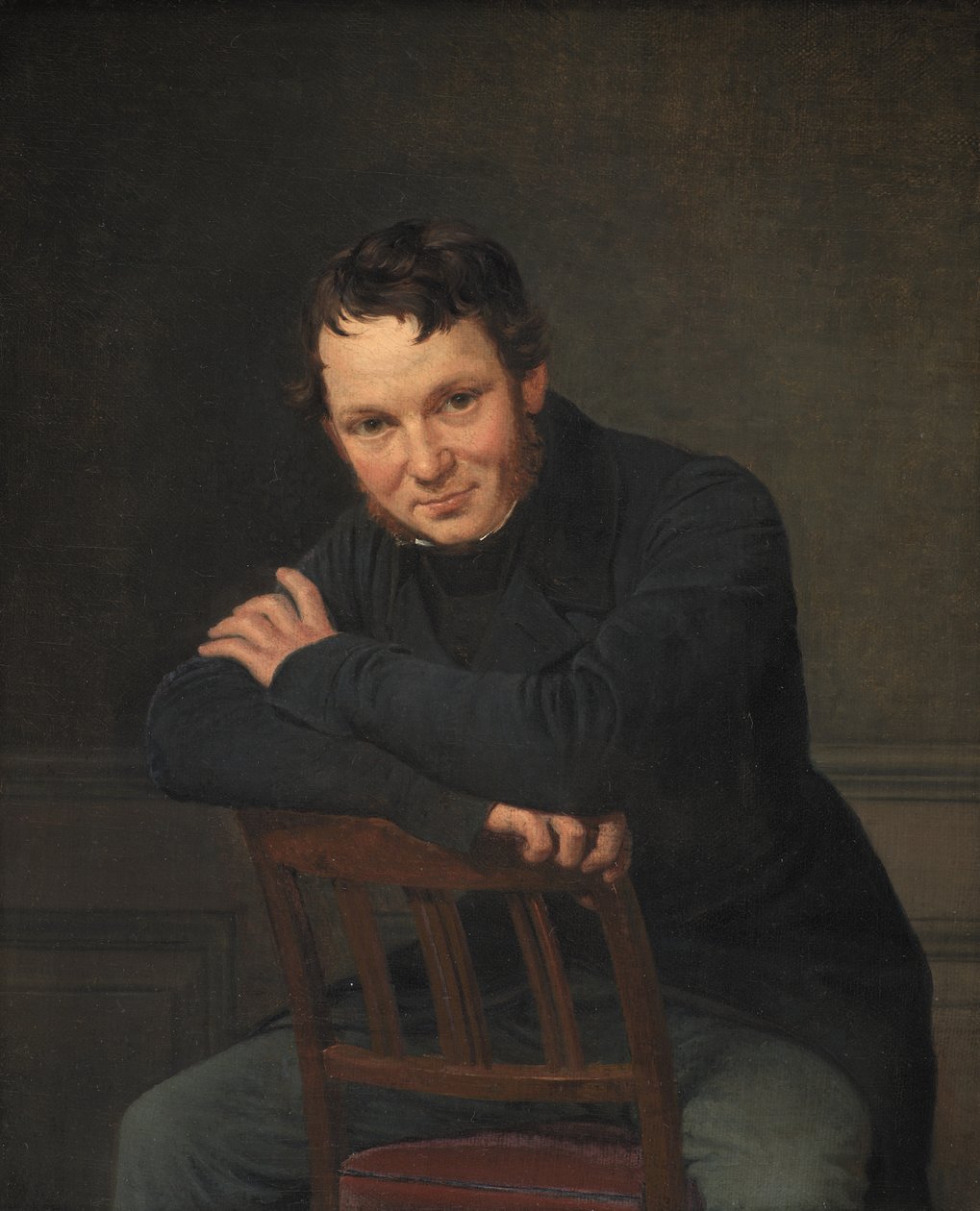 Gottlieb Bindesbøll, dansk arkitekt av Wilhelm Marstrand