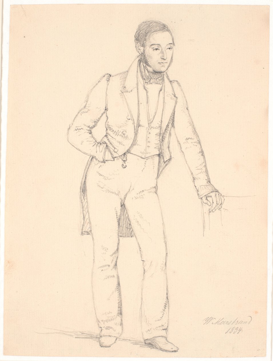 Konsertmester Johan Frederik Frølich av Wilhelm Marstrand