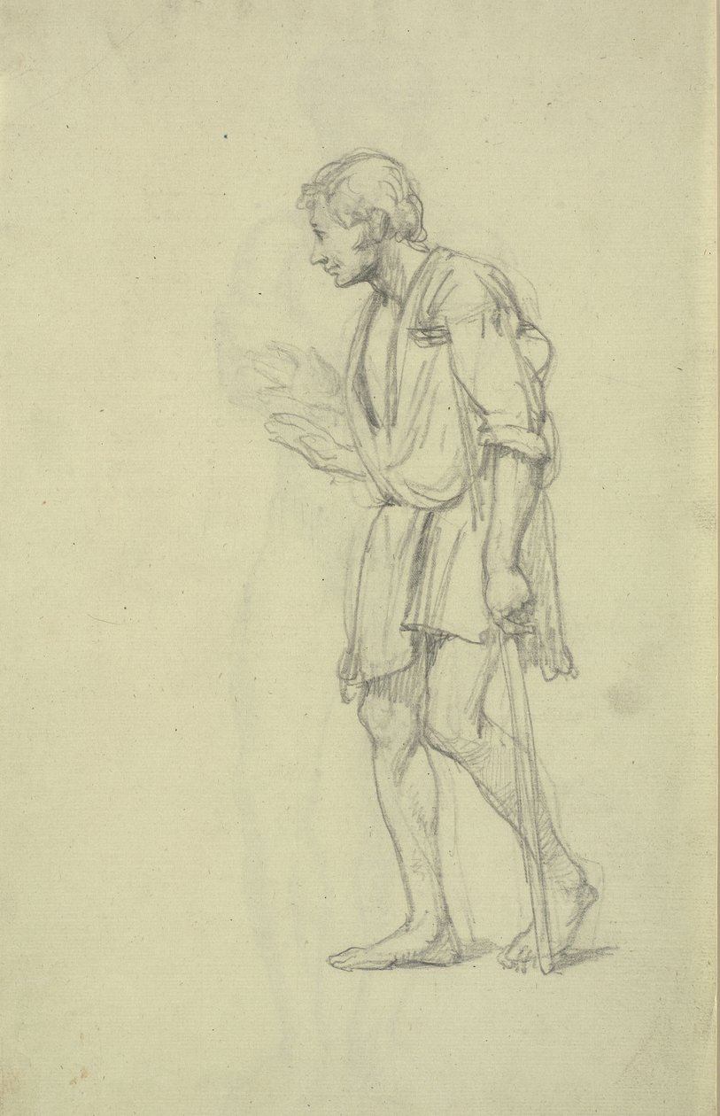 Krøplende. Figurstudier av Wilhelm Marstrand