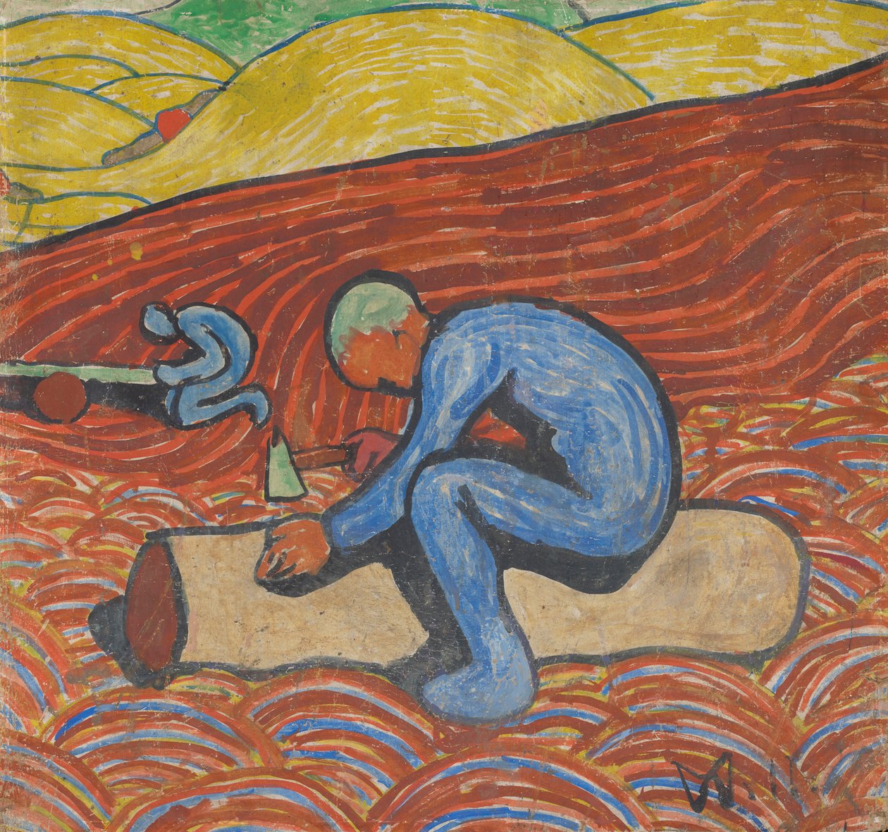 Trearbeiderne av Wilhelm Morgner