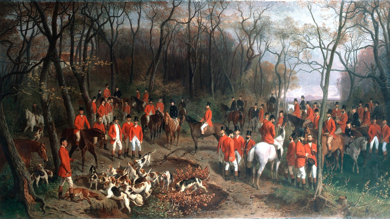 Elizabeth at the Hunt, sent på 1800-tallet av Wilhelm Richter