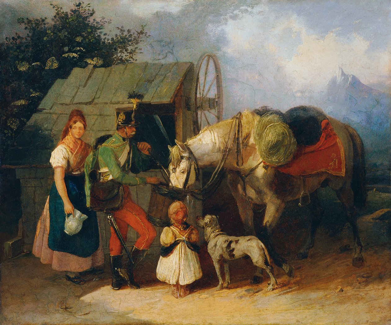 Husar ved brønnen av Wilhelm Richter