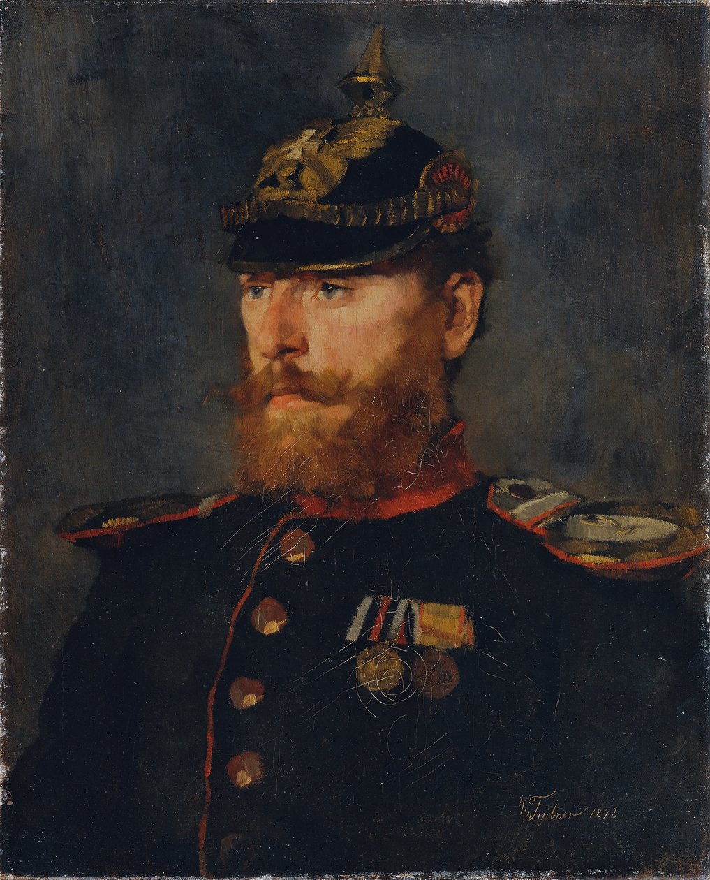 Landwehr offiser av Wilhelm Trübner